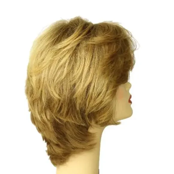 Freeda Wigs Linda SKIN TOP Light Blonde With Darker Roots Size L PRE-CUT